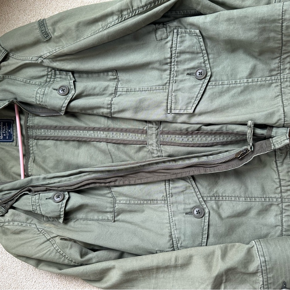 Abercrombie & Fitch Khaki Utility Jacket